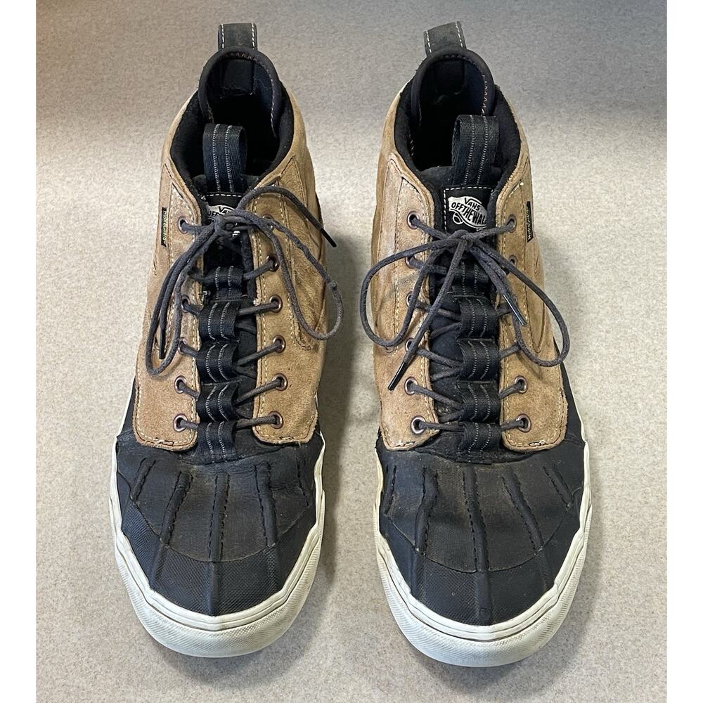Vans SK8-HI Del Pato MTE-2 Black/Khaki Duck Boots Men’s Size 11 -Outdoors - Picture 2 of 13